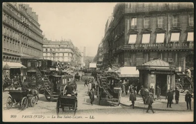 Rue Saint-Lazare in Paris
